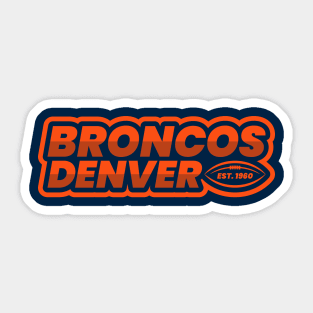 Denver 3 Sticker